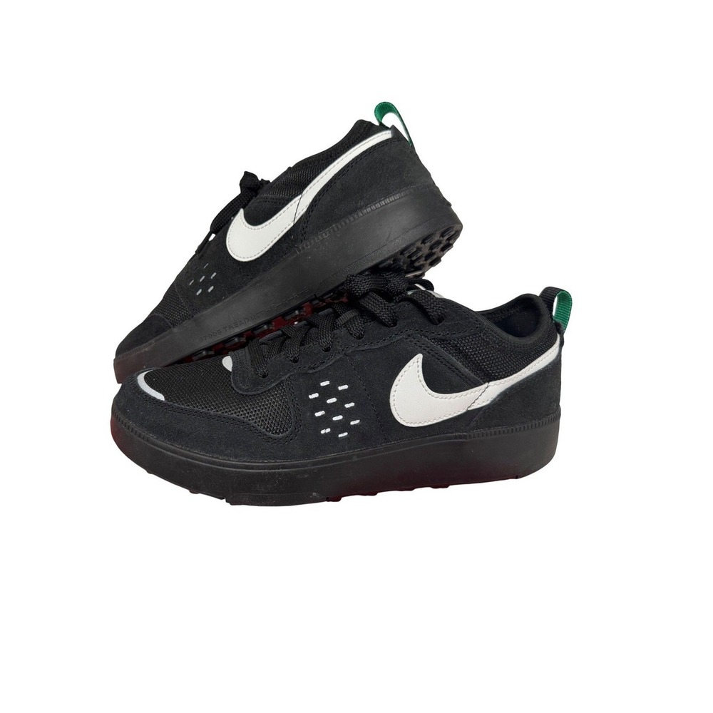 Nike Black Sneakers‎ with White Swoosh Low-Top 5Y/ 6.5 Women's